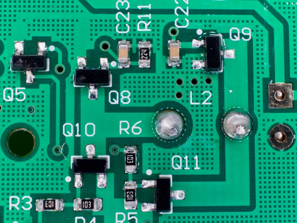 The FETs in of the H-Bridge